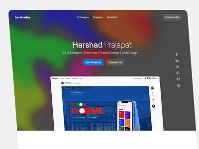 Portfolio Design v1.0 branding design identity logo motion graphics personal personal project portfolio profile ui user experience user interface ux web design website website design website seo