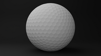 Golf ball | Balle de golf | Blender 3d ball balle blender comment faire commentfaire cycles eevee formation golf how to howto model render rendu sculpt tuto youtube