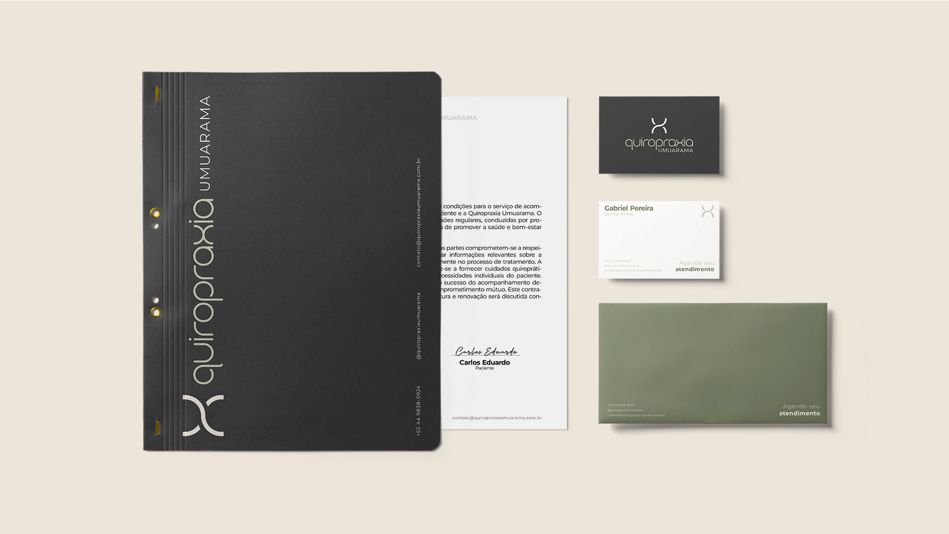 Quiropraxia Umuarama brand branding chiropractic desigm health identidade visual logo mark quiroprata saúde. visual identity