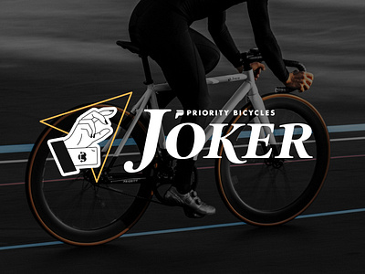 Priority Joker 🃏 bicycles bikes branding fixedgear identity logo priority product track velodrome