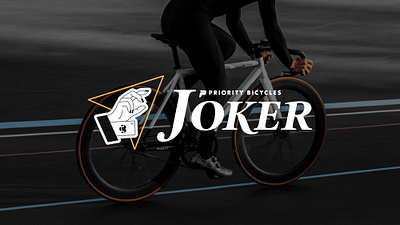 Priority Joker 🃏 bicycles bikes branding fixedgear identity logo priority product track velodrome