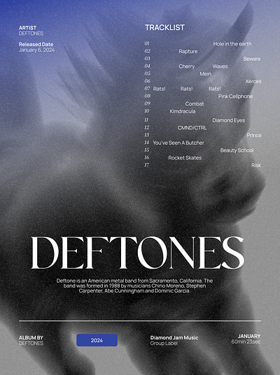 concert poster webdesign