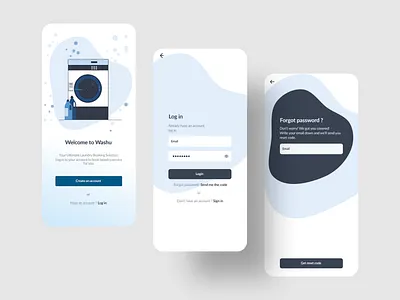 Laundry booking app design laundry app mobile app web design