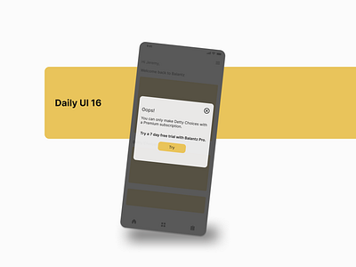 Daily UI 16 app dailyui design figma ui uiux design ux