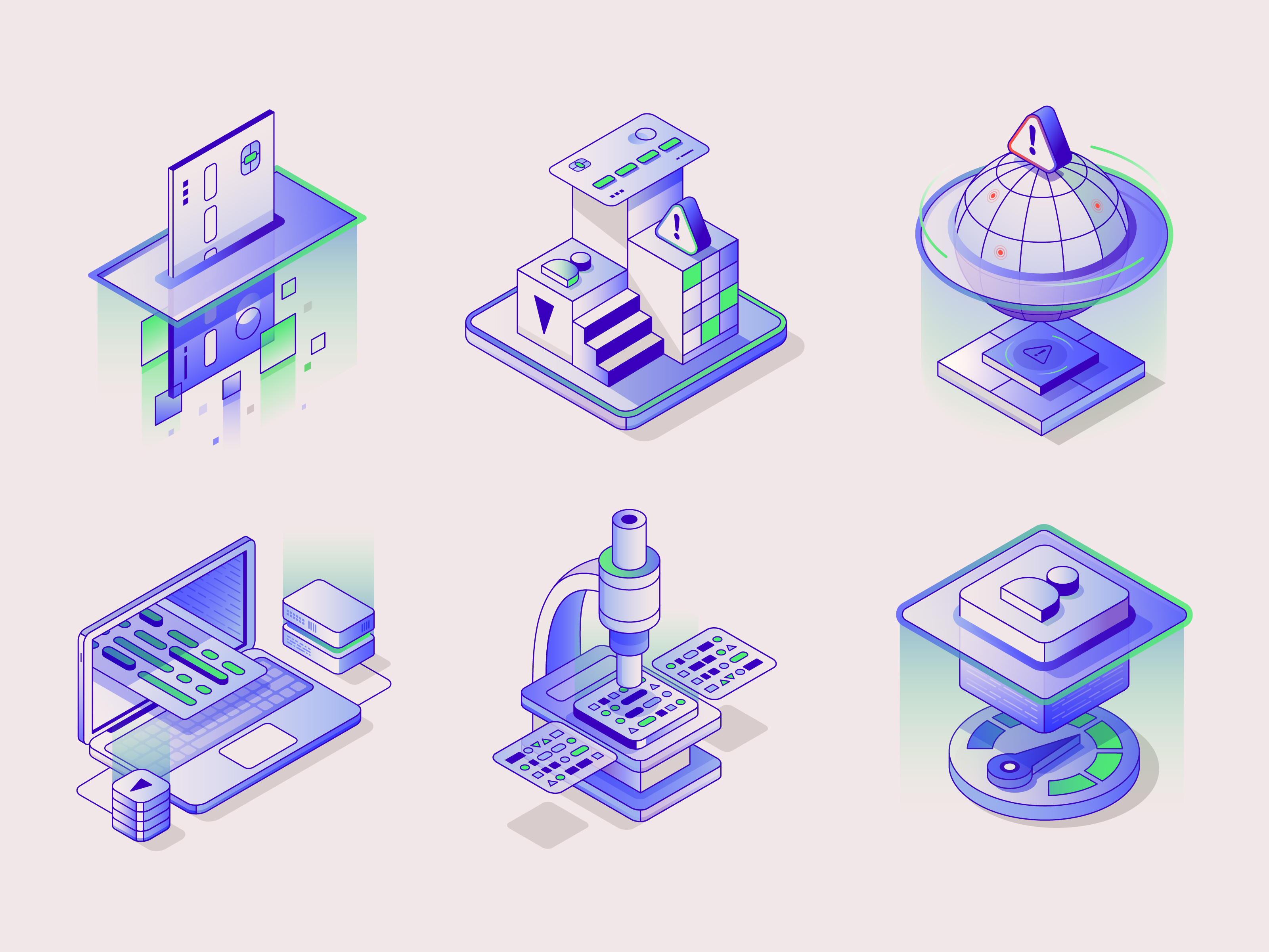 Example of Custom Isometric Illustrations