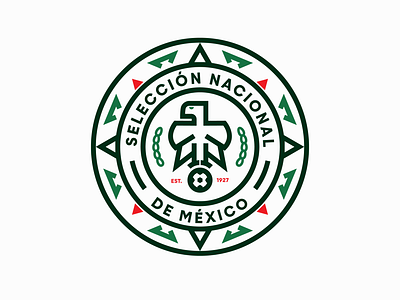 Mexico National Team Logo Reimagined crest futbol logo mexico national soccer