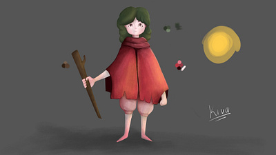 Personaje "Kiva" character design graphic design illustration