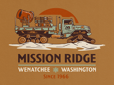 2024 Mission Ridge Apparel Line apparel branding design graphic design illustration logo outdoors screenprint skiing vector vintage