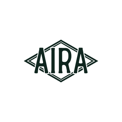 Aira Deodorant Logo beauty branding cosmetics deodorant design graphic design handlettering logo logo design typography