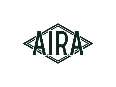 Aira Deodorant Logo beauty branding cosmetics deodorant design graphic design handlettering logo logo design typography