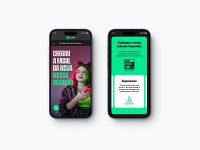 Faculdade Descomplica Mobile design mobile ui ux website