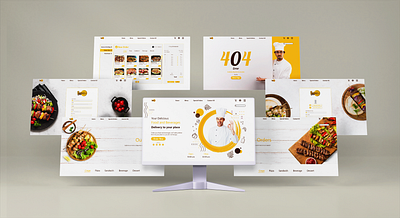 Crispy Restaurant Website 3d animation branding design graphic design illustration logo motion graphics typography ui ux vector web website