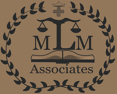 MLM Associates Logo branding graphic design logo