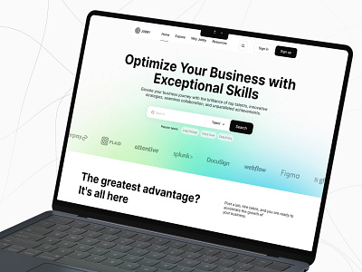 Jobby as Portal Jobs | Design 2 app clean design gradient hiring job job listing job portal job seeker minimalist ui ux website