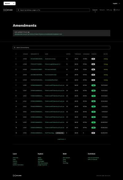 XRPL Amendments amendments design product design ui web web3