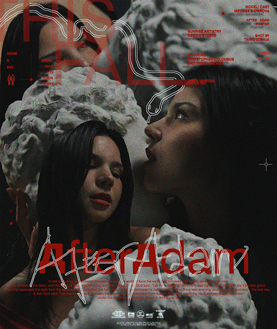 After Adam film poster animation design graphic design photography poster design