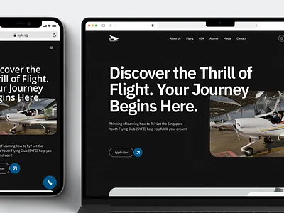 Aviation Website Exploration aviation boeing flight mac plane redesign responsive singapore website