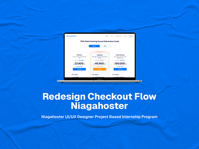 Redesign Checkout flow Niagahoster checkoutflow figma maze ui uidesign uiux ux uxdesign