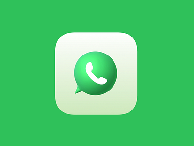 Whatsapp 3d icon