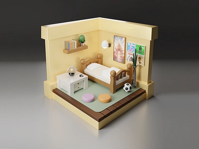 Three-dimensional house 3d