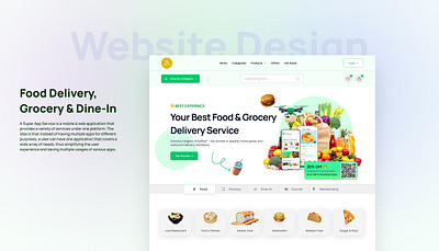 E-commerce Website design adobe xd branding design ecommerce figma graphic design grocery illustration landing page logo ui ux