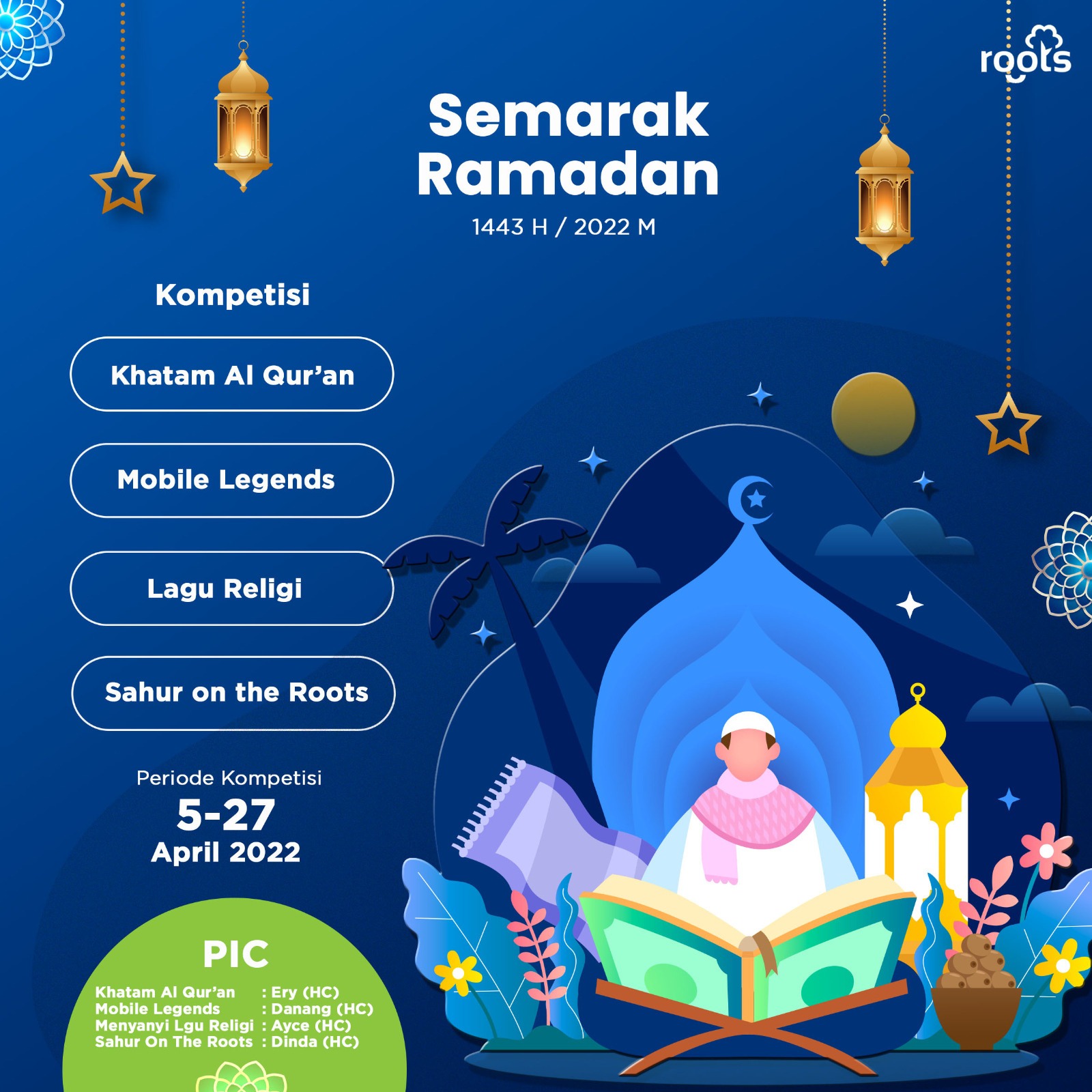 Ramadan Series event graphic design poster ramadan