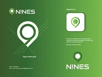 Golf Club Logo, Minimalist Logo Design app icon logo brand identity branding business logo company logo corporate design design logo golf club logo golf logo location logo logo logo creation logo design logo maker logo presentation minimalist logo modern logo negative space logo nine letter logo playing logo