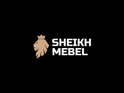 Logo design for Sheikh Mebel brand crown furniture king logo logo design sheikh