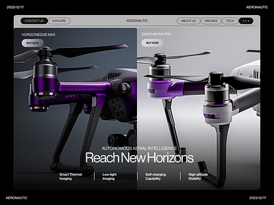 Aeronautic Innovations Inc Deisgn 3d branding design figma graphic design ui web website