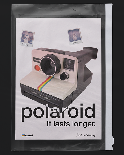 Nostalgia Rebound | Polaroid OneStop Poster Design branding graphic design illustration logo poster design rebound typography vector