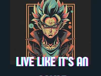ANIME DESIGN branding digital art fashion graphic design illustration logo tshirt vector