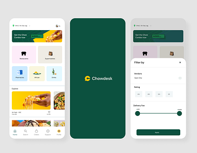 Chowdesk App Design app chowdesk dailyui design figma fintech ui ux