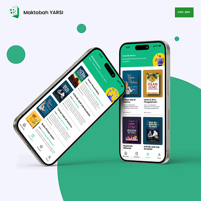 Maktabah Yarsi Mobile App mobile app mobile design ui