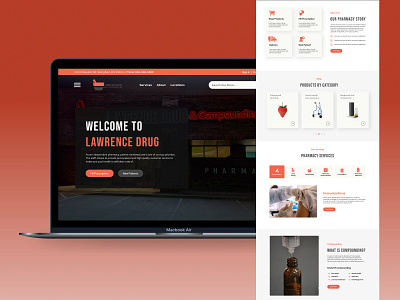 Pharmacy #2 Web Design artists ui web design