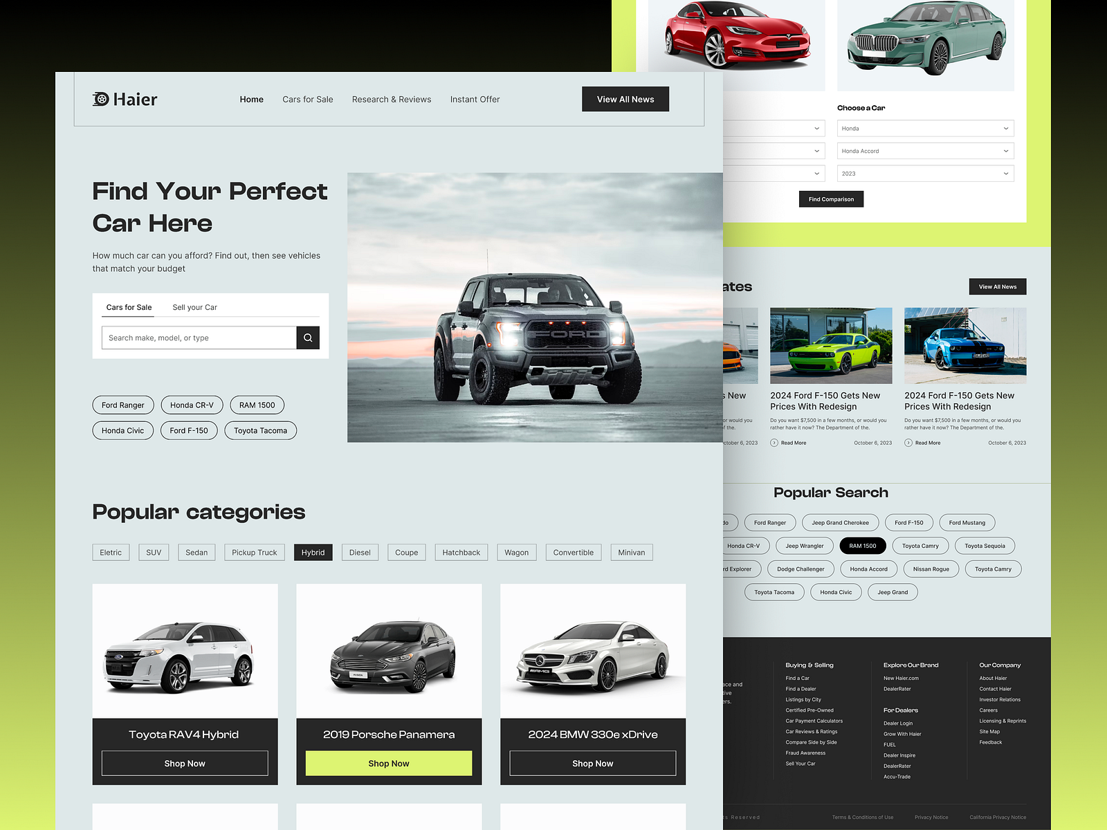 Online Car Buying Website by Gulam Kibria for Artiflow UI/UX Agency on ...