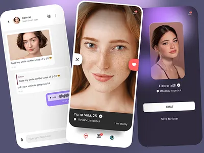 Dating app design mobile app app design app designer app developer clean app dark app dating dating app dating app design love app marriage app matrimony matrimony app modern app relationship relationship app ui designer
