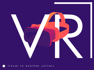 VR graphic design illustration logo design photoshop post vr vr headset vr logo design vr post design