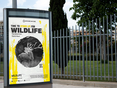 POSTER DESIGN animal poster banner branding designer graphic design poster poster design wildlife poster