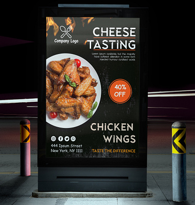 FOOD POSTER DESIGN advertising branding food banner food flyer food poster food poster design graphic design
