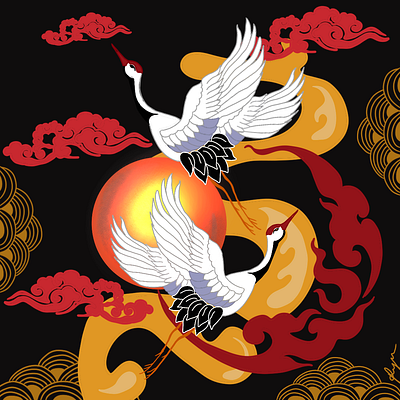 Flamingo graphic design illustration symbol