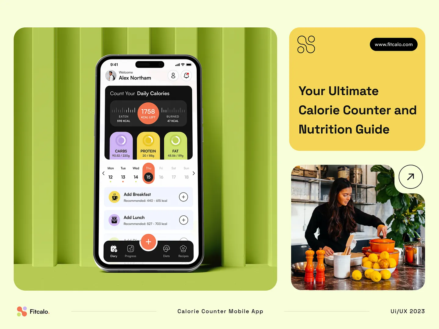 Innovative Nutrition Website: Your Go-To Calorie Counter App