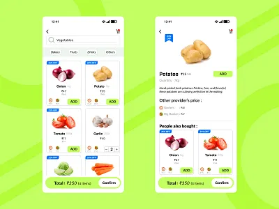 Grocery shopping app UI app ui appdesign appdevelopment e commerce ecommerce app ui ecommerceui figma figma community figma designs groceryapp groceryui mobile app ui mobileappdesign mobiledesign om mutyal shopping app ui ui ui design ui ux visualdesign