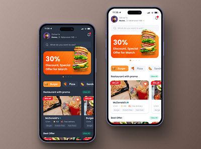 Food App 3d animation app branding burger burger app delivery fast food food food app food delivery graphic design mobile app ui uiux ux web web design