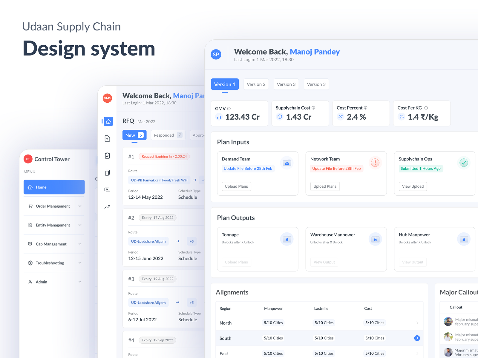 A Design System Story of Supply Chain 0.1 by Vish Vector⚡️ on Dribbble