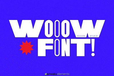 wooow Font branding calligraphy design display font graphic design lettering logo minimal script type typeface typography vector