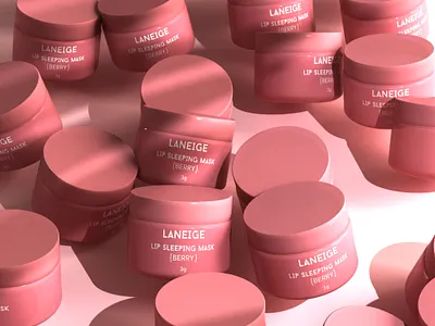 LANEIGE 3d 3d visualization branding design graphic design octane octane render rendering visualization