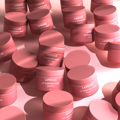 LANEIGE 3d 3d visualization branding design graphic design octane octane render rendering visualization