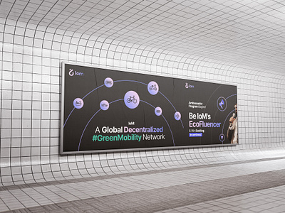 Decentralized Green Mobility network banner design for IOM.... ad design advertisement banner banner design blockchain brand design branding decentralized design graphic design marketing mobility network post post design poster poster design social media technology web3