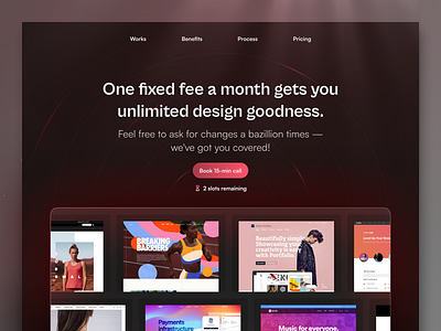 Landing Page UI adobe xd figma prototyping ui ux web design website design