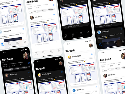 Threads - Userspots Design Monday Challenge's 2nd Project apple threads ui ux